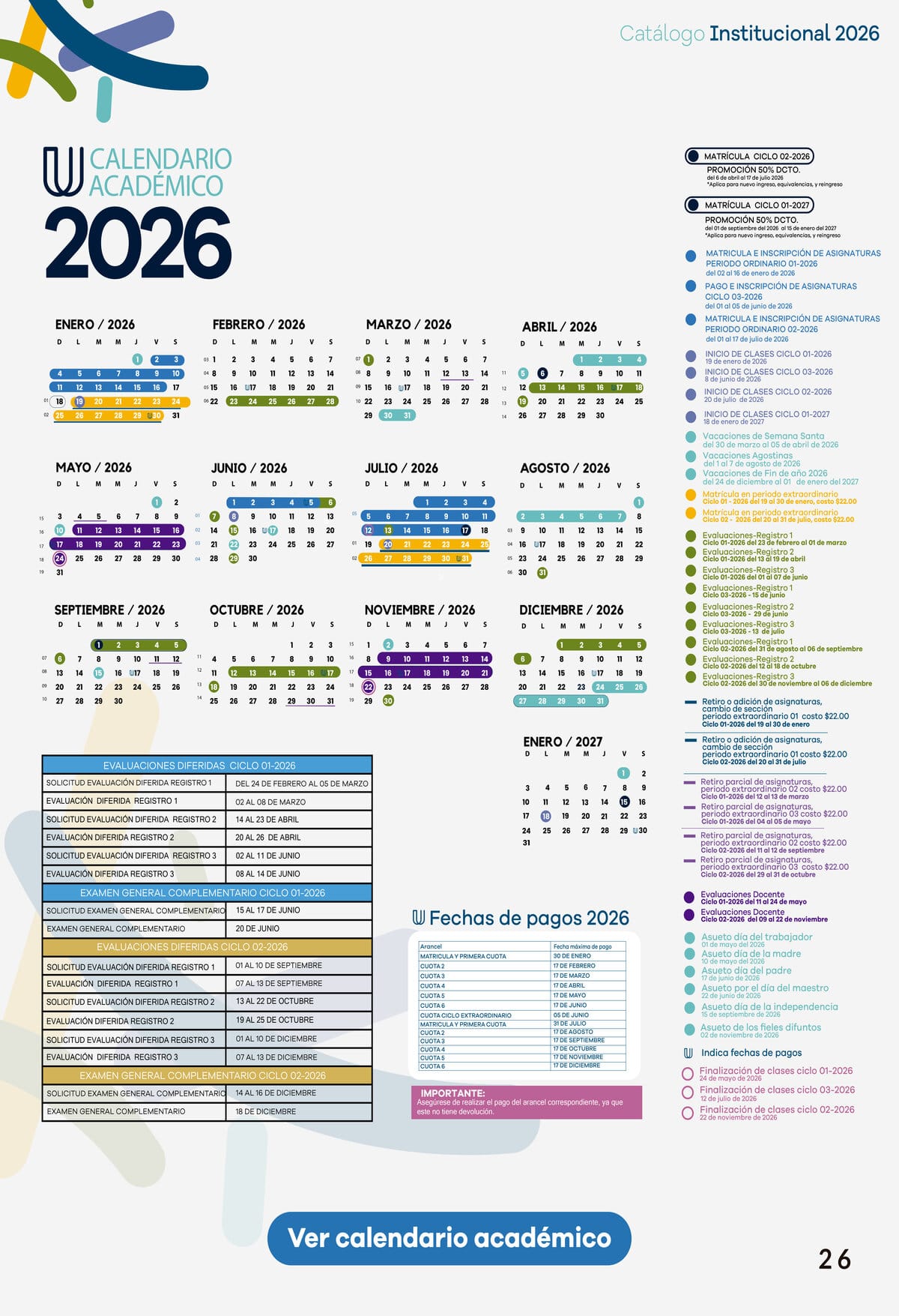 Catálogo Institucional UPES — página 26